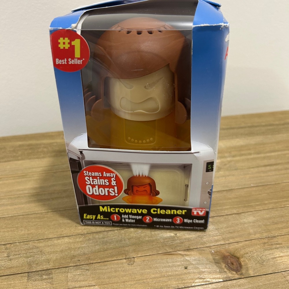 Angry Mama Microwave Cleaner As Seen On TV Steams Stains Odors Remover